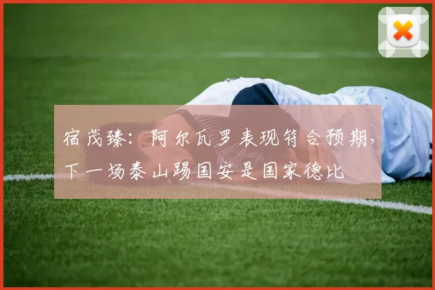 宿茂臻：阿尔瓦罗表现符合预期，下一场泰山踢国安是国家德比